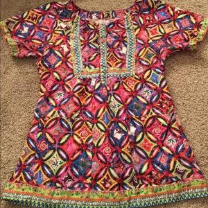 Koi scrub top size M